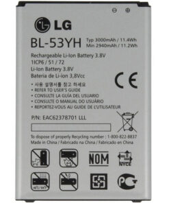 باتری موبایل مدل BL-53YH با ظرفیت 3000mAh مناسب برای گوشی موبایل ال جی G3