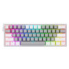 کیبورد گیمینگ ردراگون K617 FIZZ مکانیکال قرمز Tenkeyless با نورپردازی RGB قابل شخصی‌سازی، اتصال با سیم USB، سوییچ قابل تعویض سریع، پایه‌های قابل تنظیم و پشتیبانی از اپلیکیشن اختصاصی Redragon Zone