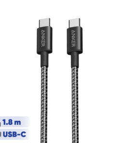 کابل تبدیل USB-C به USB-C انکر مدل Nylon A8753 طول 1.8 متر