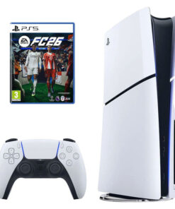 کنسول بازی سونی مدل PlayStation 5 Slim ریجن اروپا سری 2016A نسخه دیسک‌خور ظرفیت یک ترابایت به همراه بازی EA SPORTS FC 26