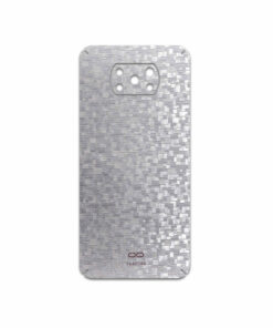 برچسب پوششی ماهوت مدل Silver-Silicon مناسب برای گوشی موبایل شیائومی Poco X3 Pro