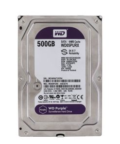 هارد دیسک اینترنال وسترن دیجیتال با رابط SATA مدل WD05PURZ ظرفیت 500 گیگابایت