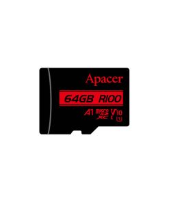 کارت حافظه microSDXC اپیسر مدل R100 کلاس 10 استاندارد UHS-I U1 سرعت 100MBps ظرفیت 64 گیگابایت