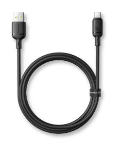 کابل تبدیل USB به USB-C بیسوس مدل Silky Series طول 1 متر
