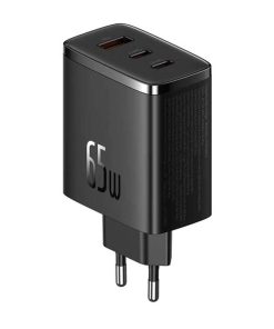 شارژر دیواری 65 وات 3 پورت بیسوس مدل Cube Pro