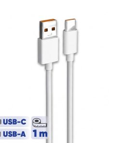 کابل تبدیل USB به USB-C سمگپرس مدل mi Turbo Charger به طول 1 متر