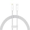 کابل تبدیل USB-C به لایتنینگ باسئوس مدل CALD000002 طول 1 متر