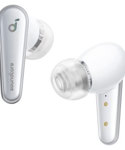 هدفون بلوتوثی انکر مدل Soundcore Liberty 4 A3953 با نویز کنسلینگ فعال (ANC)، درگاه شارژ USB Type-C، دارای 6 میکروفون برای مکالمه شفاف، مقاوم در برابر رطوبت و عرق (IPX4)