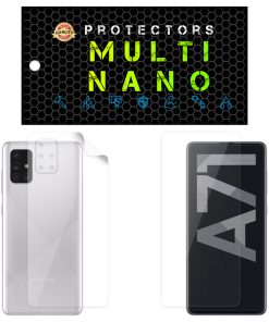 محافظ صفحه نمایش مولتی نانو مدل X-SFT مناسب برای گوشی موبایل سامسونگ Galaxy A71 به همراه محافظ پشت