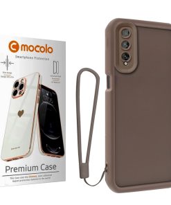 کاور موکولو مدل Silicone Puffer Strap مناسب برای گوشی موبایل سامسونگ Galaxy A50S/ A30S به همراه بند آویز