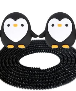 محافظ کابل شارژ و هندزفری رینیکا مدل Penguin Bla KK 03 مجموعه 3 عددی