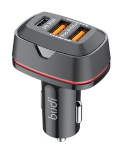 شارژر فندکی 30 وات سه پورت بودی مدل CC616TB