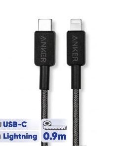 کابل تبدیل USB-C به لایتنینگ انکر مدل A81B5H11 طول 0.9 متر