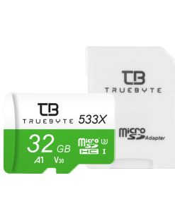 کارت حافظه microSDHC تروبایت مدل 533X-A1-V30 کلاس 10 استاندارد UHS-l U3 سرعت 80MBps ظرفیت 32 گیگابایت به همراه آداپتور SD