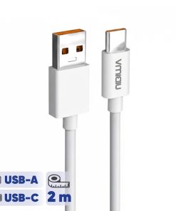 کابل تبدیل USB به USB-C نیبیوا مدل Fast Charge 120W طول 2 متر