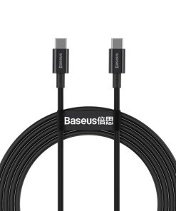 کابل تبدیل USB-C به USB-C باسئوس 100W مدل CATYS-C01 طول 2متر