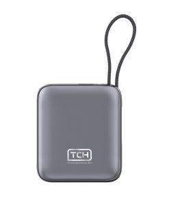 پاوربانک 22.5 وات تی سی اچ مدل Mini 1020 ظرفیت 10000 میلی‌آمپرساعت به همراه کابل تبدیل USB-C به لایتنینگ