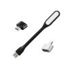چراغ LED یو اس بی مدل A1 به همراه مبدل USB-C و MicroUSB