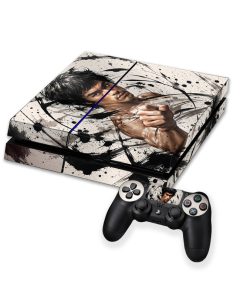 برچسب کنسول بازی پلی استیشن 4 FAT کایمون مدل Bruce Lee کد p4f057