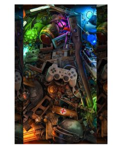 پوستر مدل گیم Game طرح دسته بازی کد 222